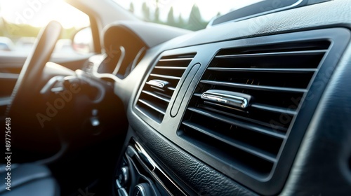 Wallpaper Mural deflector. car ventilation system. Car AC. Generative AI Torontodigital.ca