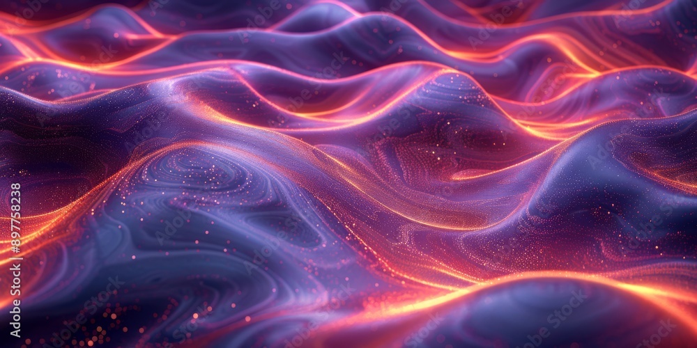 An abstract and futuristic style beautifully captures glowing neon waves, creating a vibrant and surreal atmosphere An abstract and futuristic style beautifully captures glowing neon waves, creating a vibrant and surreal atmosphere