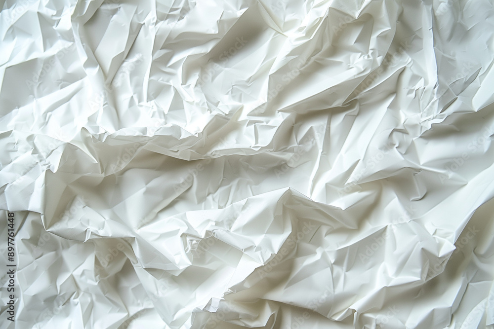 The texture of white paper is crumpled. Background for various purposes. The texture of white paper is crumpled. Background for various purposes.