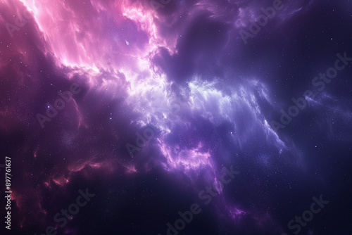 Nebula and galaxies in space. Abstract cosmos background