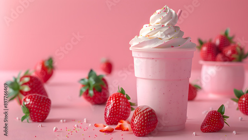 realistic high-resolution photo of Ice cream, with detailed background