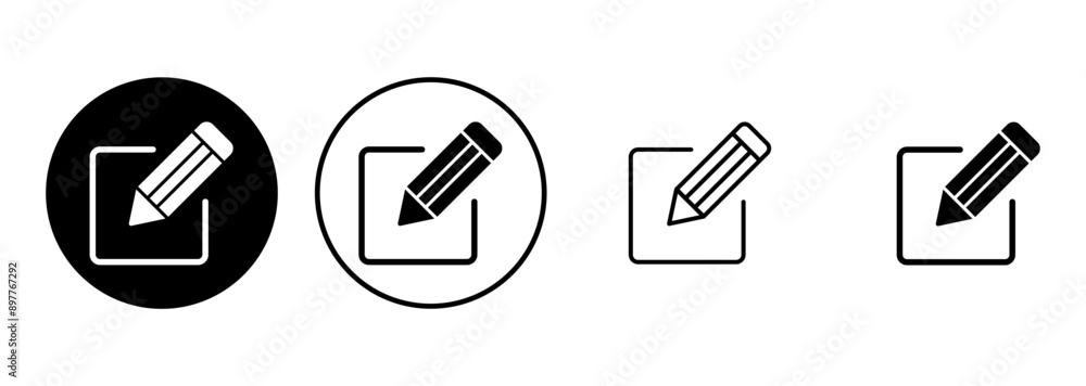 Edit icon set. edit document icon. edit text icon. pencil. sign up Edit icon set. edit document icon. edit text icon. pencil. sign up