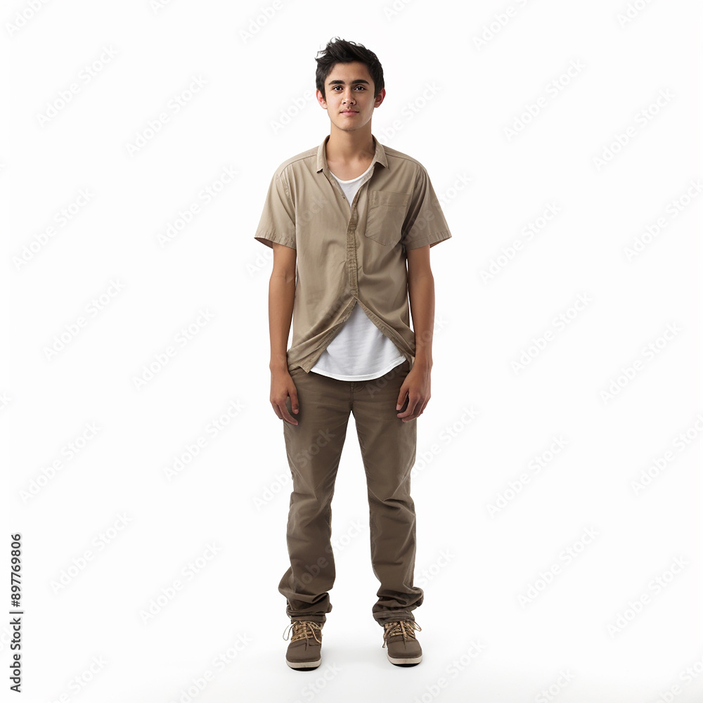Full Length Portrait of Young Man Full Length Portrait of Young Man