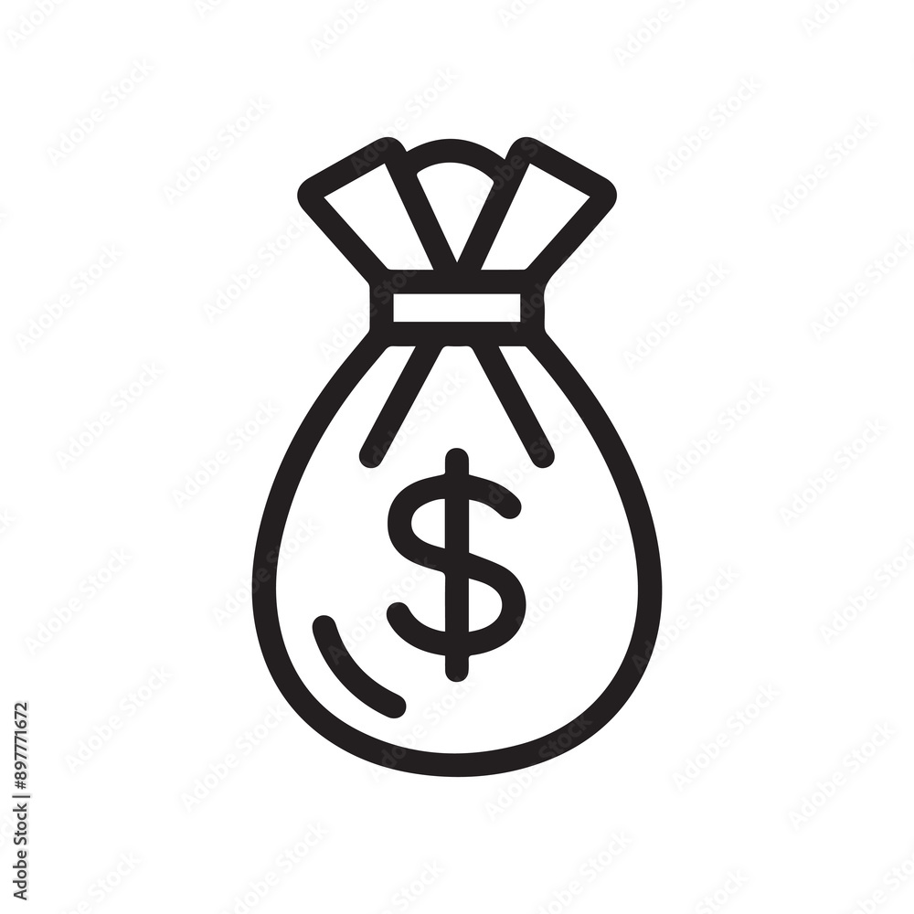 Dollar bag cash coin business buy money design.
Dollar bag cash coin business buy money design.