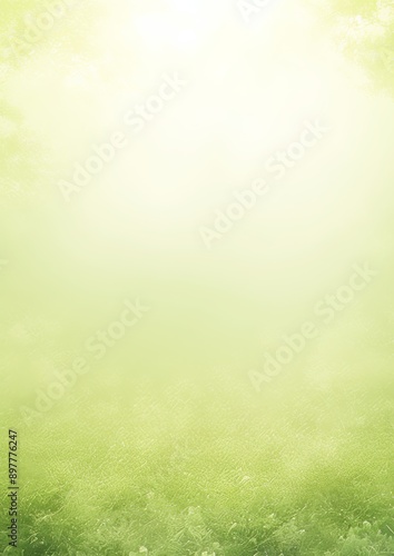 A fresh abstract gradient background. transitioning from light green to yellow. symbolizing freshness and vitality. ideal for nature and wellness content © Wentc
