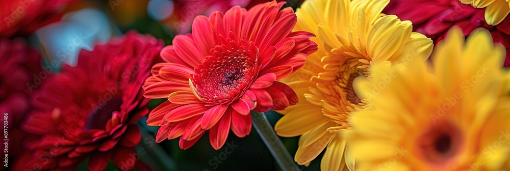 red and yellow flowers red and yellow flowers