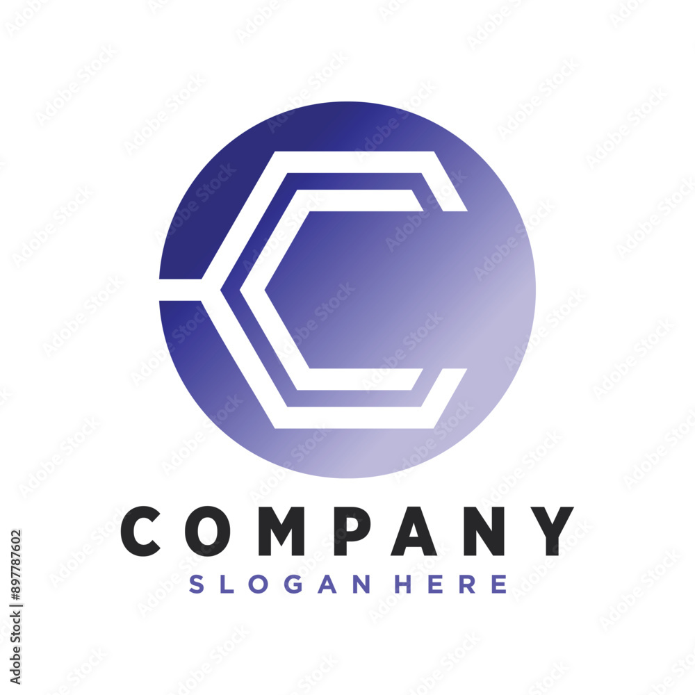 Initial C logo vector template Abstract Letter C logotype trademarks company logo Vector Illustration Initial C logo vector template Abstract Letter C logotype trademarks company logo Vector Illustration