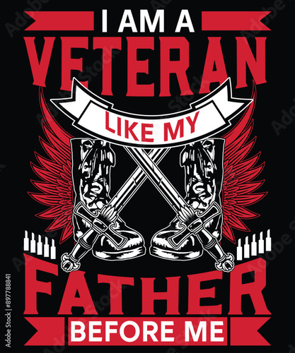 AMERICAN ARMY VETERAN GRANDPA, DAD,PAPA,UNCLE T-SHIRT DESIGN PRINT READY FILES