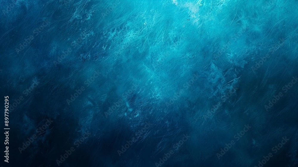 Dark blue cyan color gradient background, grainy texture effect, web banner abstract design, copy space Dark blue cyan color gradient background, grainy texture effect, web banner abstract design, copy space