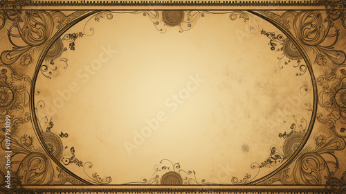 classic background, ornamental frame