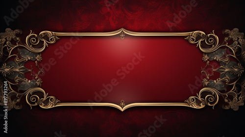 classic background, ornamental frame