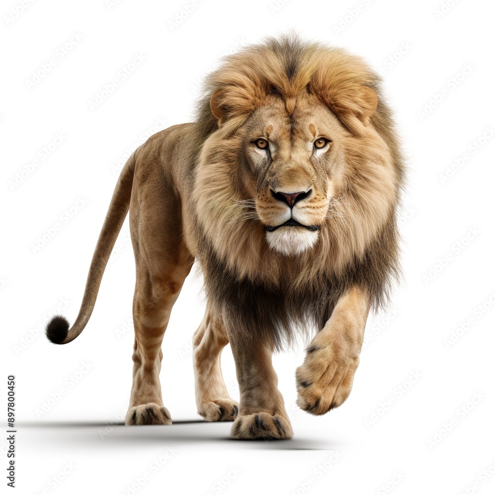 lion isolated on white lion isolated on white