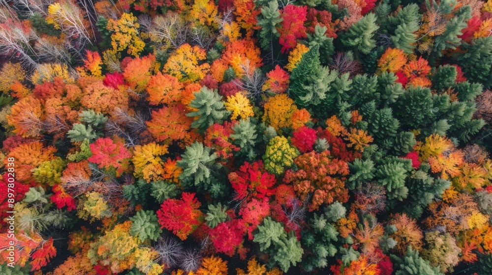 Explore the vibrant tapestry of autumn foliage from above, where forests transform into a sea of reds, oranges, and yellows. Explore the vibrant tapestry of autumn foliage from above, where forests transform into a sea of reds, oranges, and yellows.