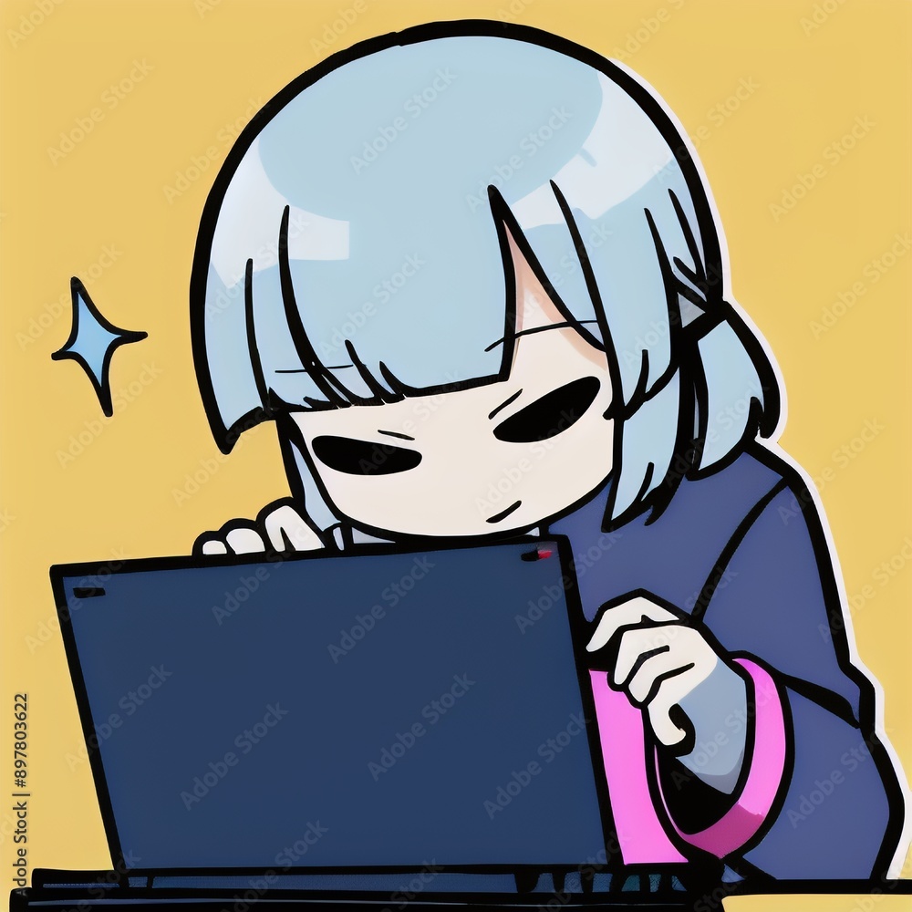 Old woman lady on laptop, yelling at the phone, enjoying the internet, older person, edna, Vector art, Old woman lady on laptop, yelling at the phone, enjoying the internet, older person, edna, Vector art,