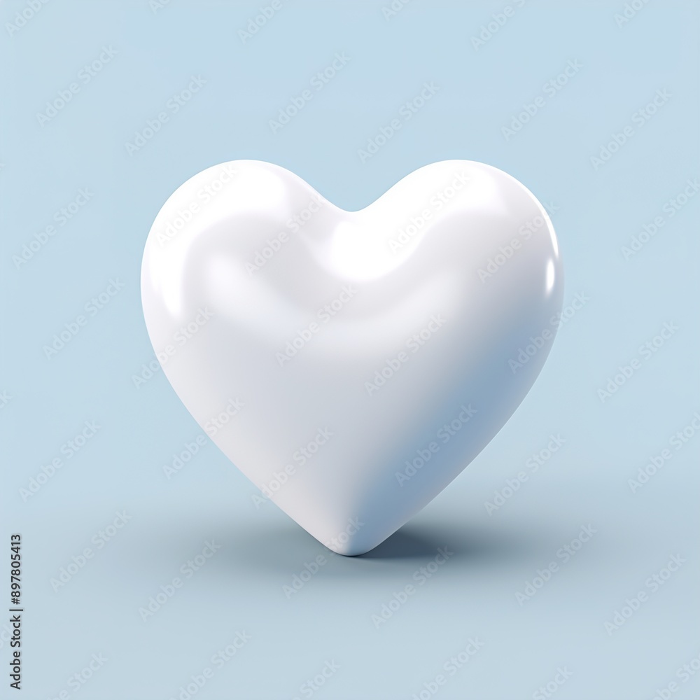 white heart on blue white heart on blue