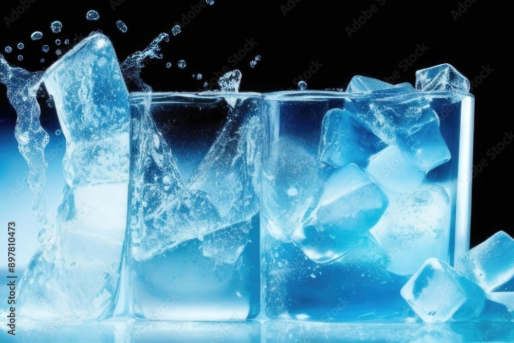 Fresh ice cubes Fresh ice cubes