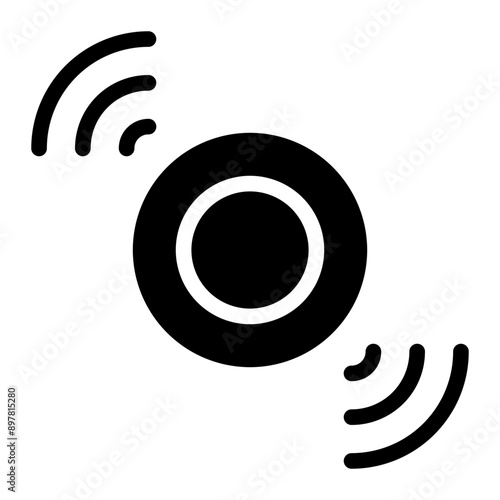sensor glyph icon