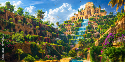 The Hanging Gardens of Babylon, Seven Wonders of the Ancient World
