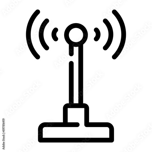 sensors line icon