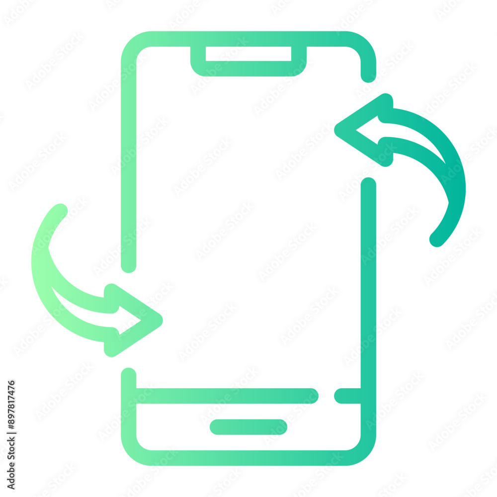 accelerometer sensor gradient icon accelerometer sensor gradient icon