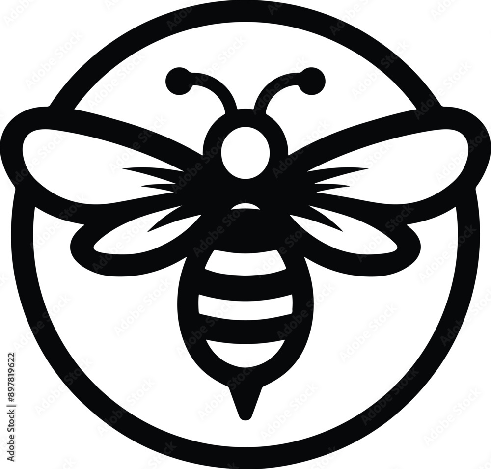 Honey Bee Line Art Simple Illustrations Honey Bee Line Art Simple Illustrations