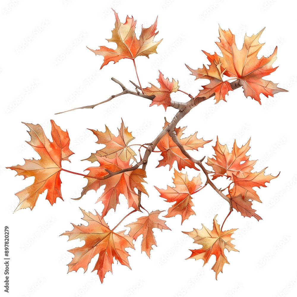 autumn leaves isolated on white autumn leaves isolated on white