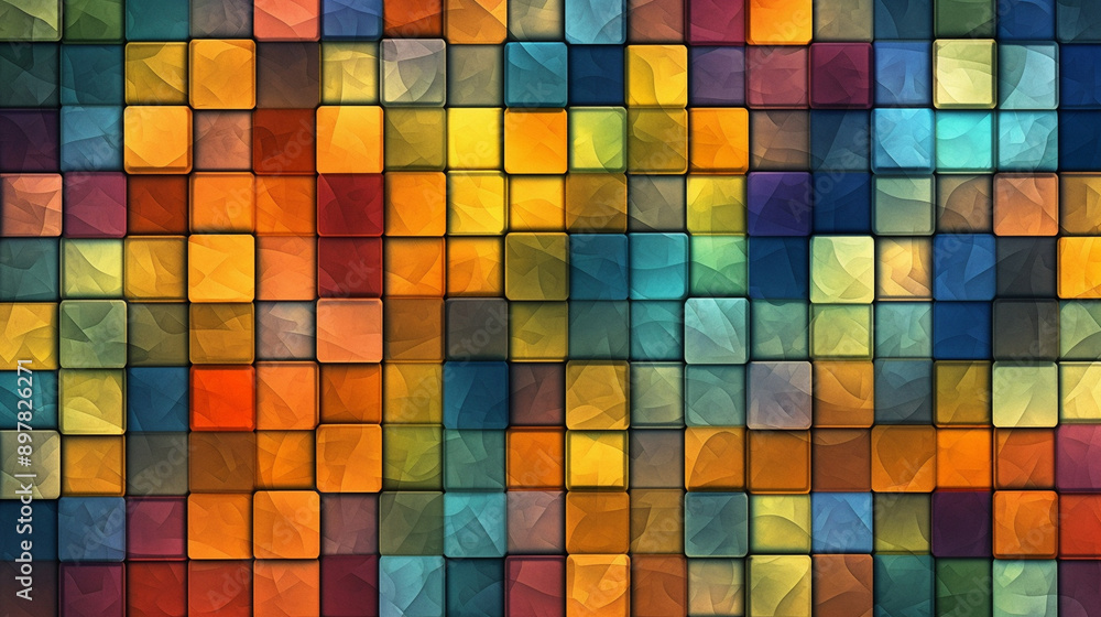 stained glass squares background stained glass squares background