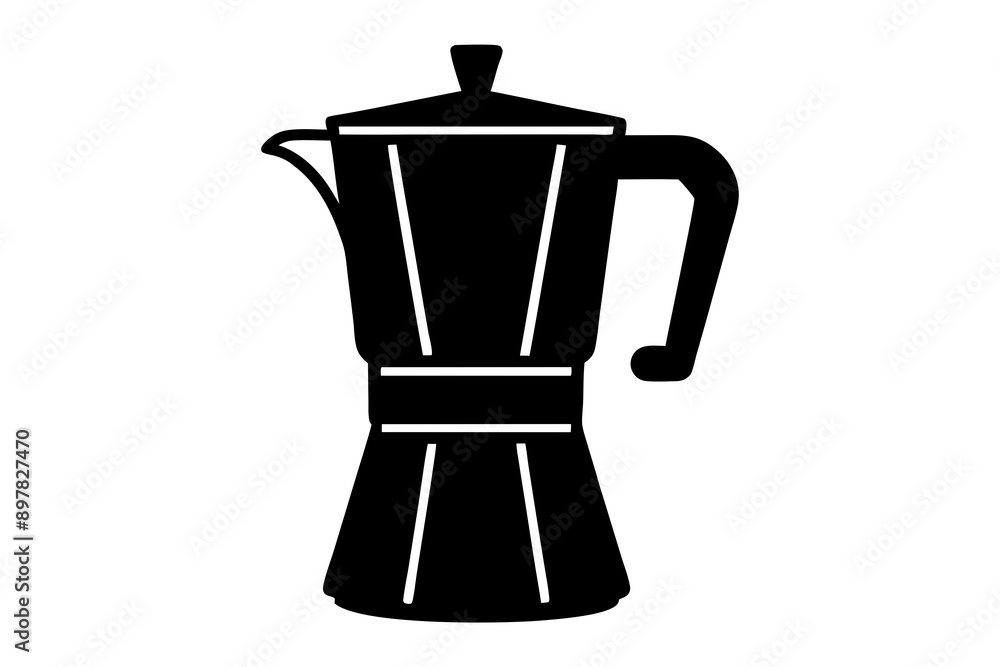 coffee maker vector silhouette, cafetera icon vector art illustration
coffee maker vector silhouette, cafetera icon vector art illustration
