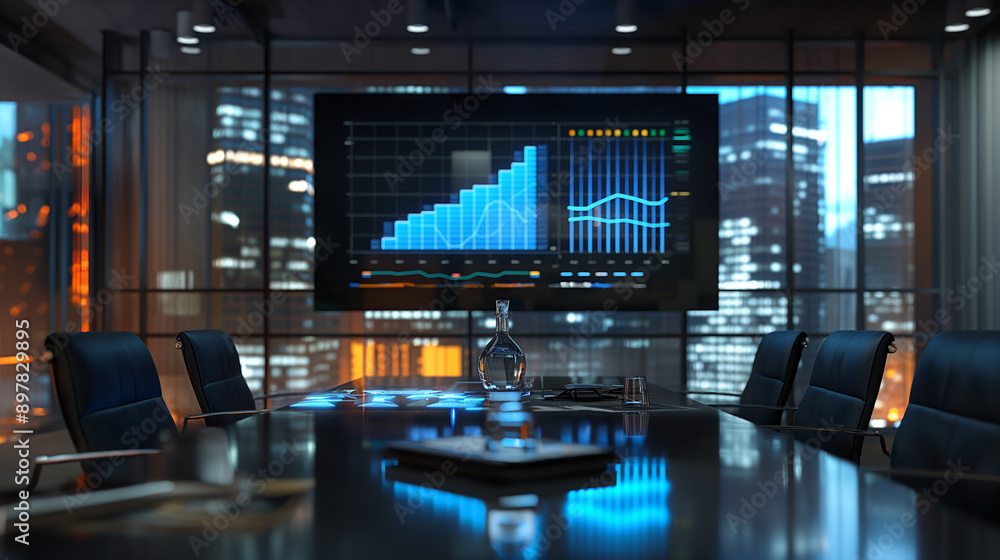 business data statistics virtual display over the table in modern office, business data analysis growth business data statistics virtual display over the table in modern office, business data analysis growth