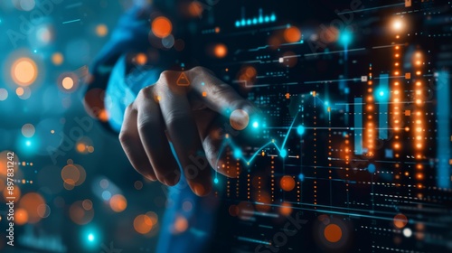 Cost and quality control, business strategy and risk management concept generative ai