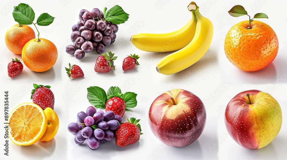 Fresh Fruits and Berries - A Rainbow of Flavors Fresh Fruits and Berries - A Rainbow of Flavors