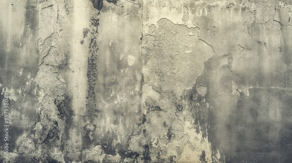Fototapeta premium Vintage style unpainted cement wall background for graphic design or retro wallpaper