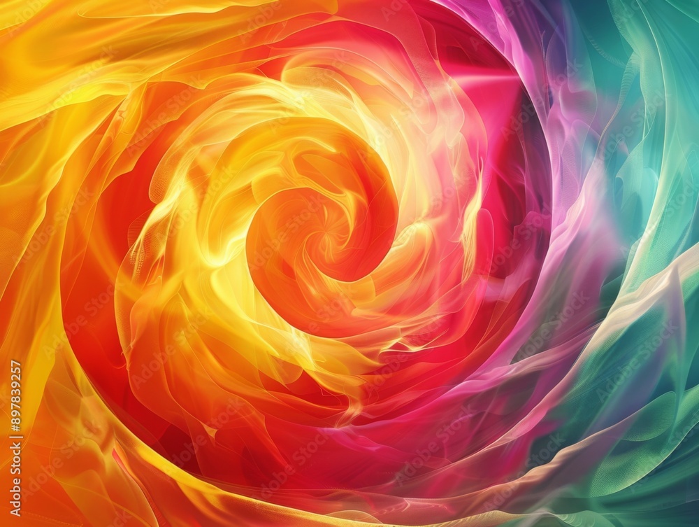 Abstract swirl of vibrant colors creating a dynamic and energetic visual. Abstract swirl of vibrant colors creating a dynamic and energetic visual.