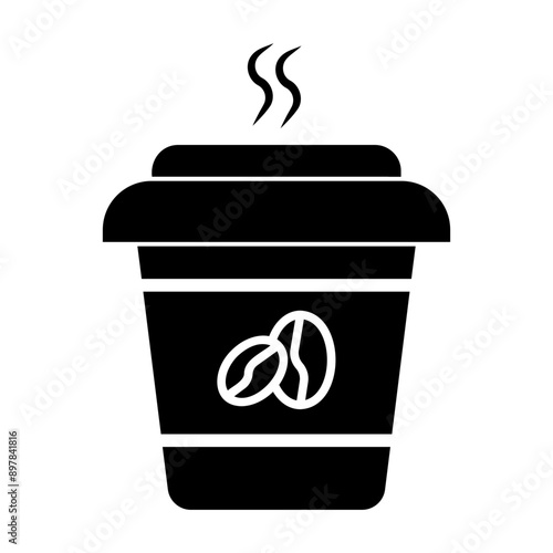 coffee to go Solid icon