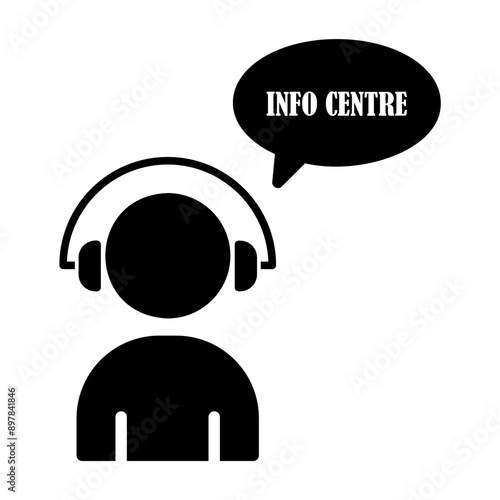 info centre Solid icon