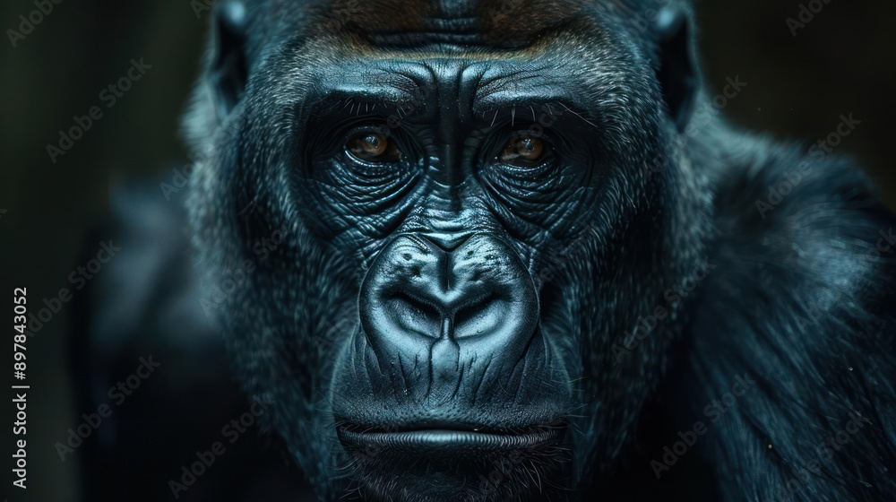 araffe with a black fur coat and a black face araffe with a black fur coat and a black face