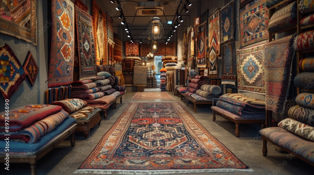 Zaytoon 6095 Palestinian Traditional Embroidered Small Volume Living Room Carpet K00011 main image 1