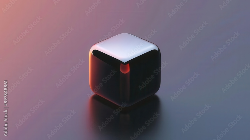 sleek 3d icon floating in space glossy surface reflects ambient light casting subtle shadows bold colors and clean lines create a modern minimalist aesthetic with depth and dimension sleek 3d icon floating in space glossy surface reflects ambient light casting subtle shadows bold colors and clean lines create a modern minimalist aesthetic with depth and dimension