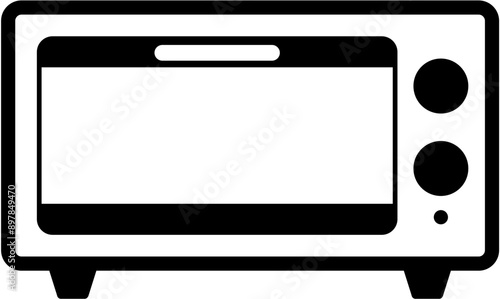 Small oven, home appliances icon