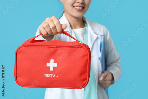 Medical professional holdin...