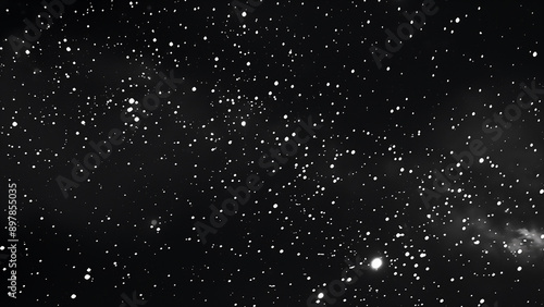 Starry night sky. Glowing stars in space. Galaxy background. Beautiful colorful shining stars universe landscape.