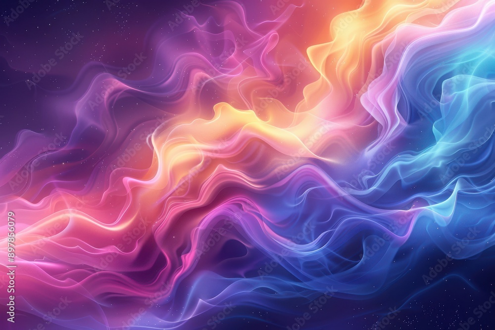 showcases a soft and dreamy gradient background with hues of pink, purple, and orange. showcases a soft and dreamy gradient background with hues of pink, purple, and orange.