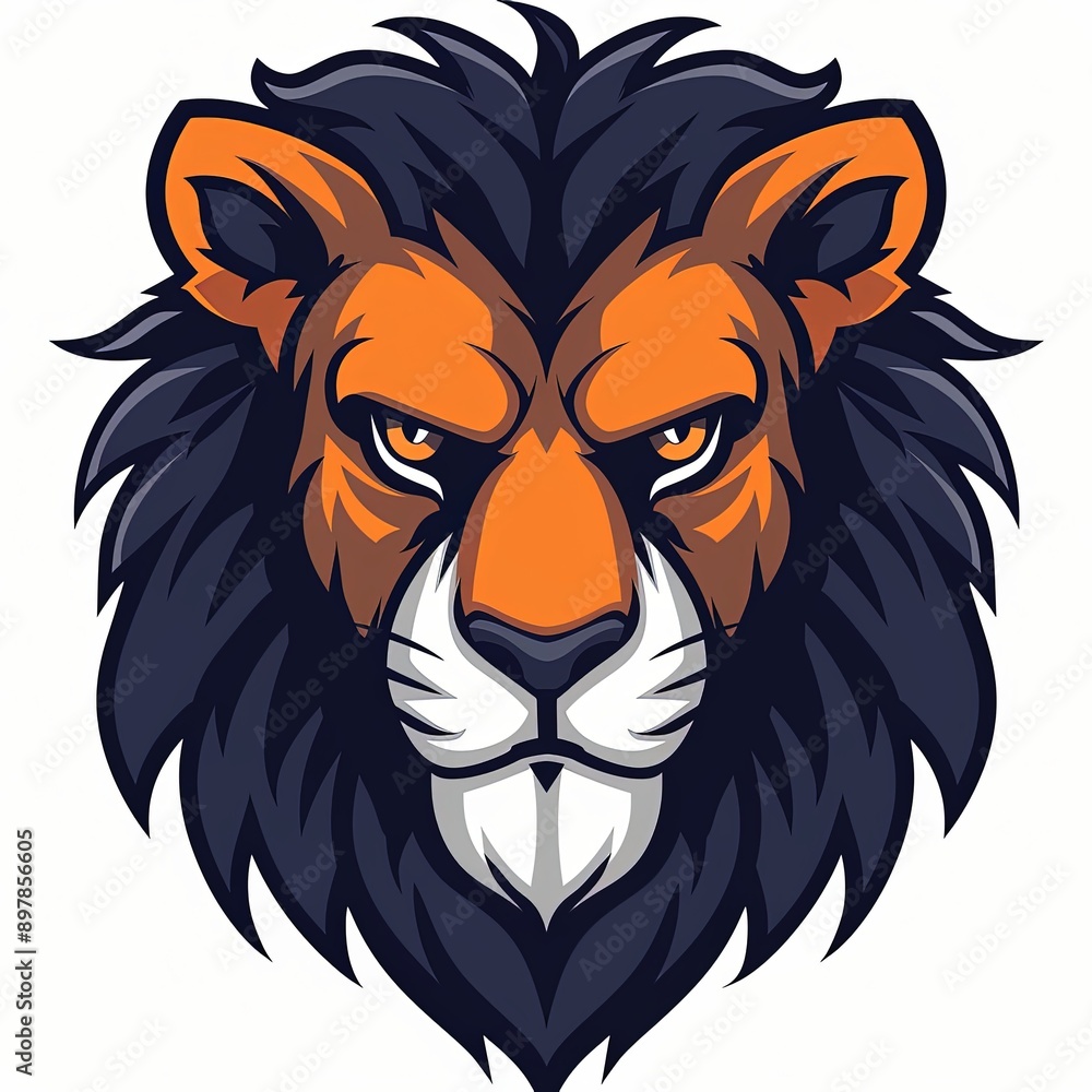 Fototapeta premium lion head mascot