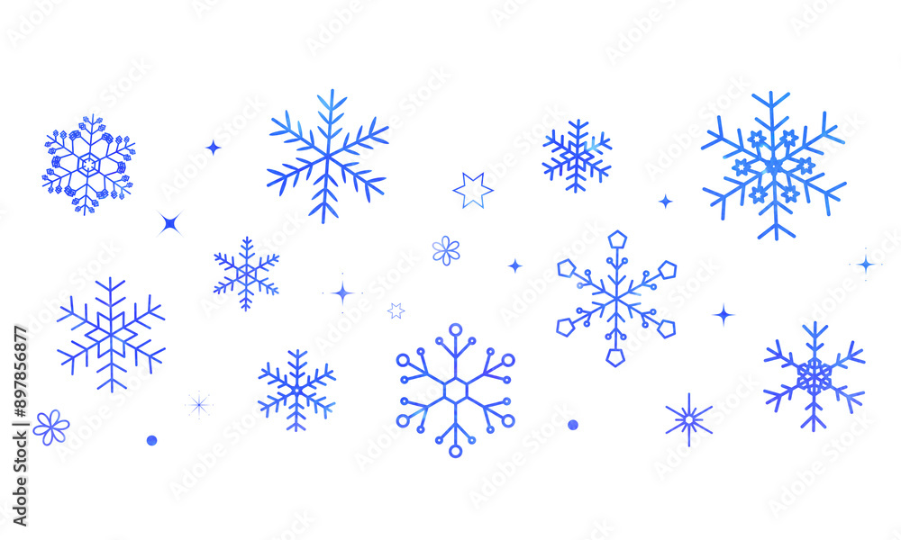 青色の雪の結晶の壁紙 パターン 背景イラスト ベクター素材 青色の雪の結晶の壁紙 パターン 背景イラスト ベクター素材