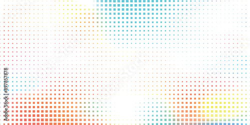 Pixel disintegration background. Decay effect. Dispersed dotted pattern