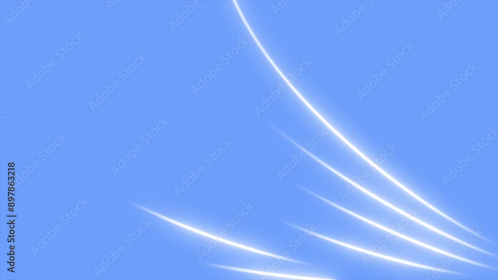 Royal blue color futuristic glowing stripes loop able background Royal blue color futuristic glowing stripes loop able background