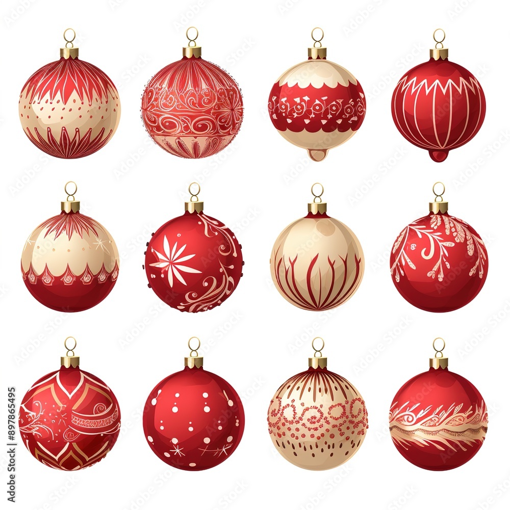 set of christmas balls set of christmas balls