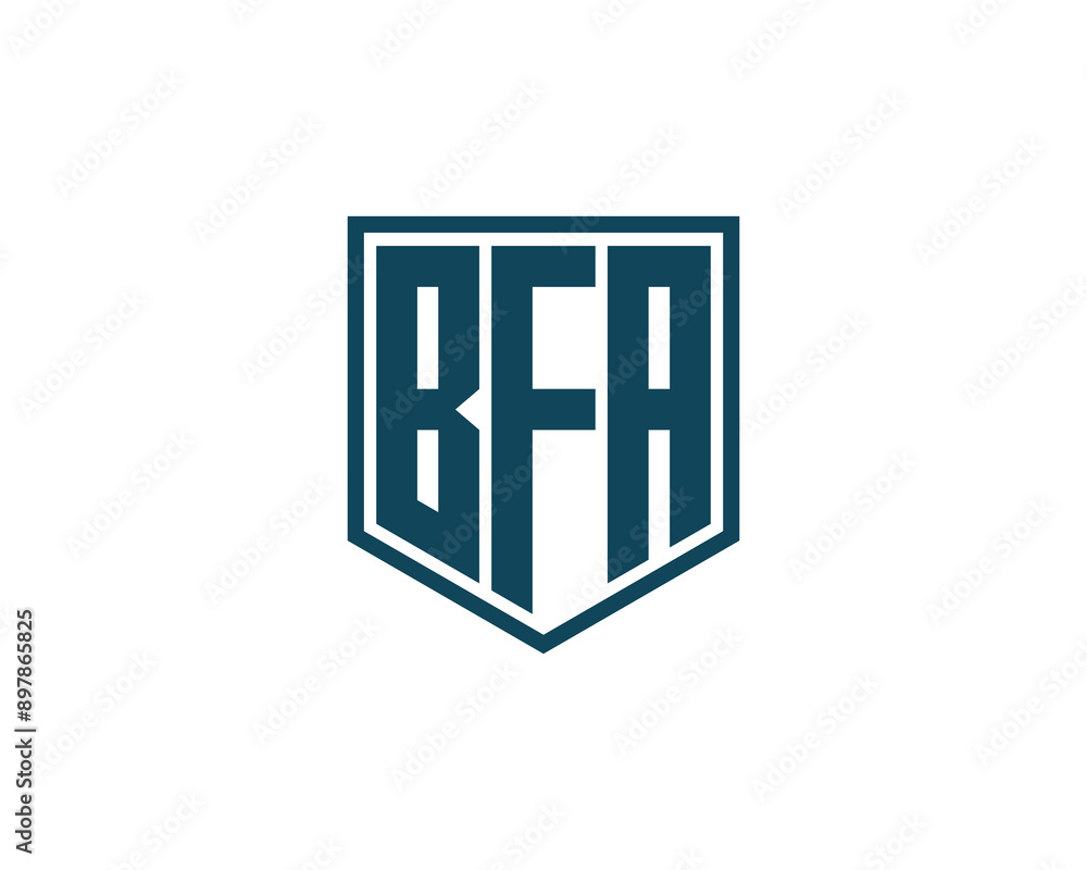 BFA logo design vector template. BFA logo design. BFA logo design vector template. BFA logo design.