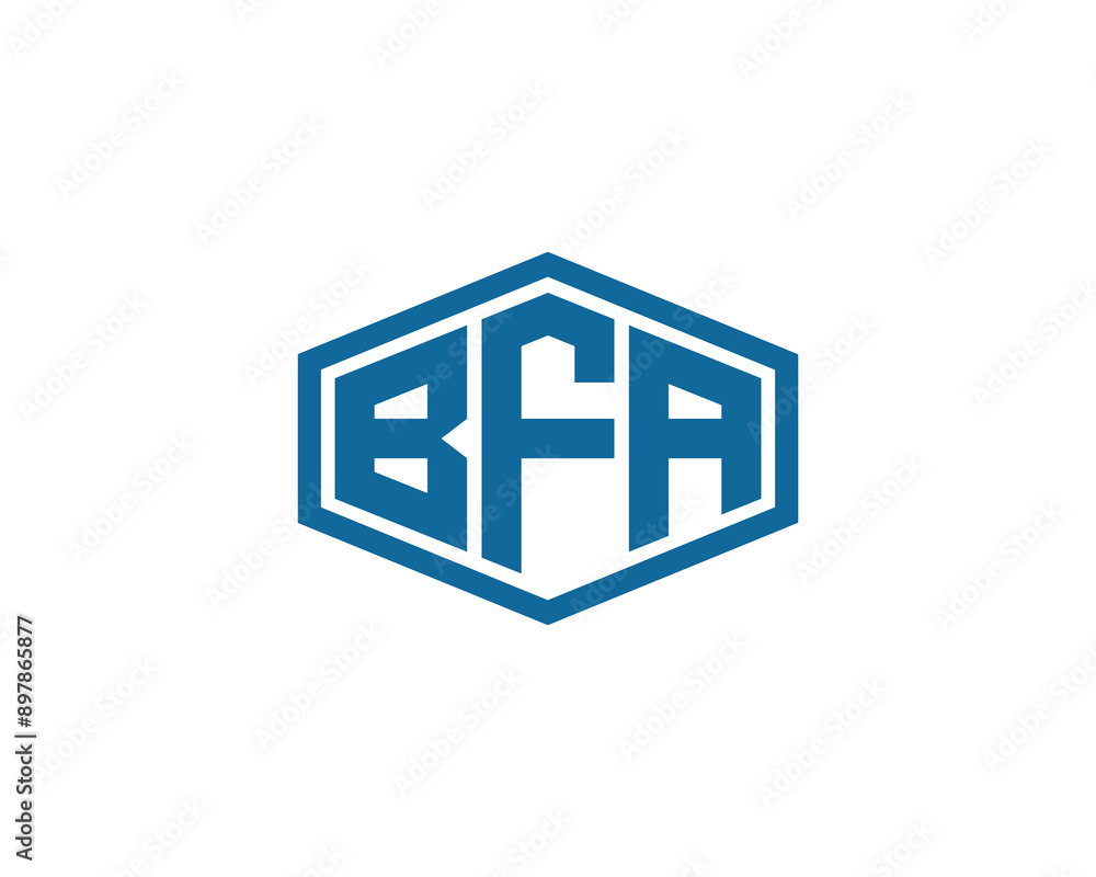 BFA logo design vector template. BFA logo design. BFA logo design vector template. BFA logo design.
