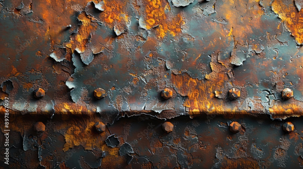 Capture the texture of a rusty metal surface